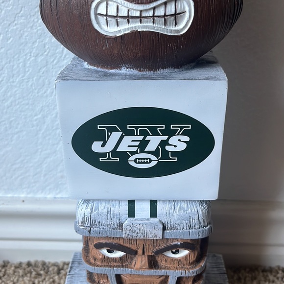 New York Jets 12" Team Tiki Totem - Picture 2 of 5